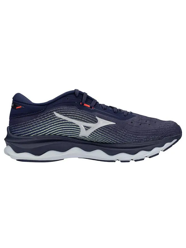 Кроссовки wave sky 5 'navy blue' Mizuno — изображение 2 из 4, темно-синий