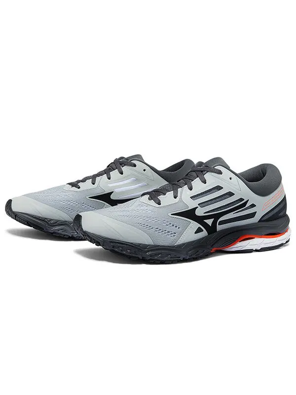 Кроссовки wave stream 2 'grey' Mizuno — изображение 2 из 4, серый/черный/красный