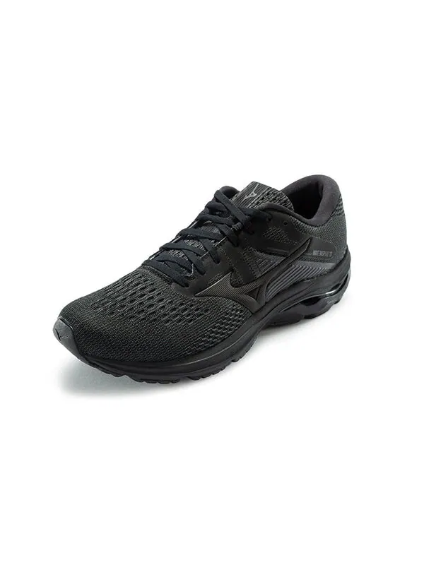 Кроссовки wave inspire 17 'triple black' Mizuno — изображение 2 из 4, черный