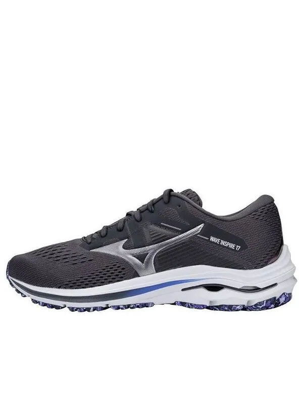 Кроссовки wave inspire 17 running shoes 'black purple white' Mizuno — изображение 1 из 4, черный/фиолетовый/белый