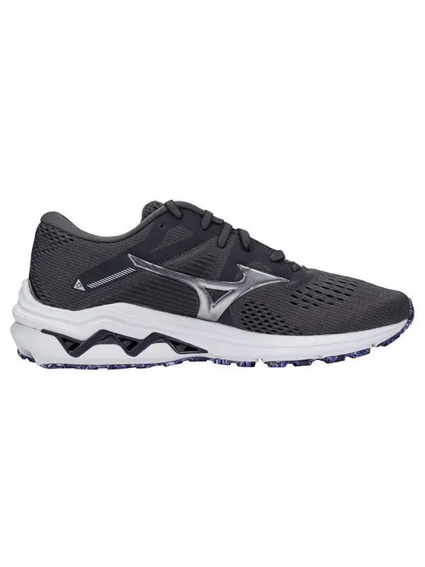 Кроссовки wave inspire 17 running shoes 'black purple white' Mizuno — изображение 2 из 4, черный/фиолетовый/белый