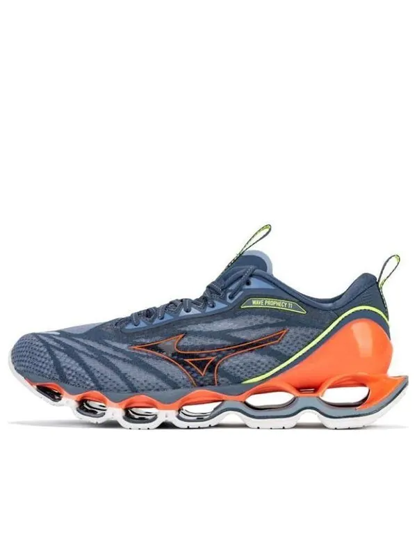 Кроссовки wave prophecy 11 'grey orange' Mizuno — изображение 1 из 4, серый/оранжевый