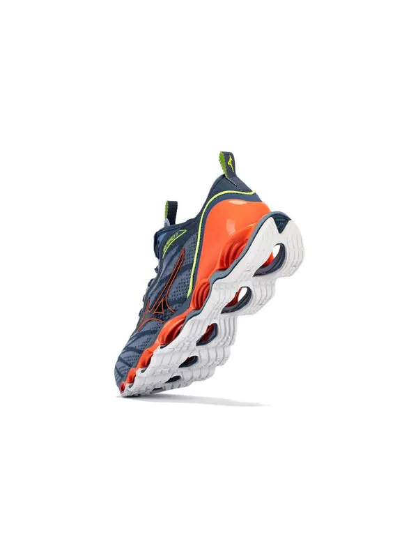 Кроссовки wave prophecy 11 'grey orange' Mizuno — изображение 3 из 4, серый/оранжевый