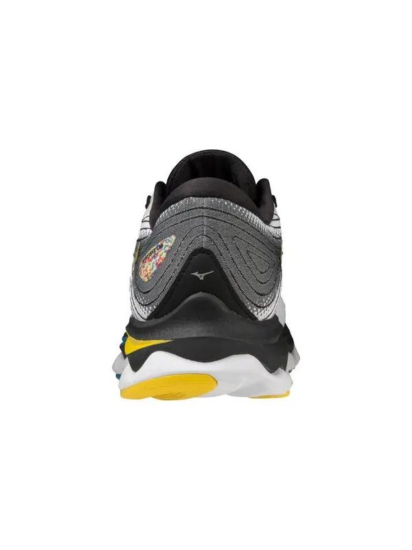 Кроссовки wave sky 6 'white black' Mizuno — изображение 4 из 4, белый/черный