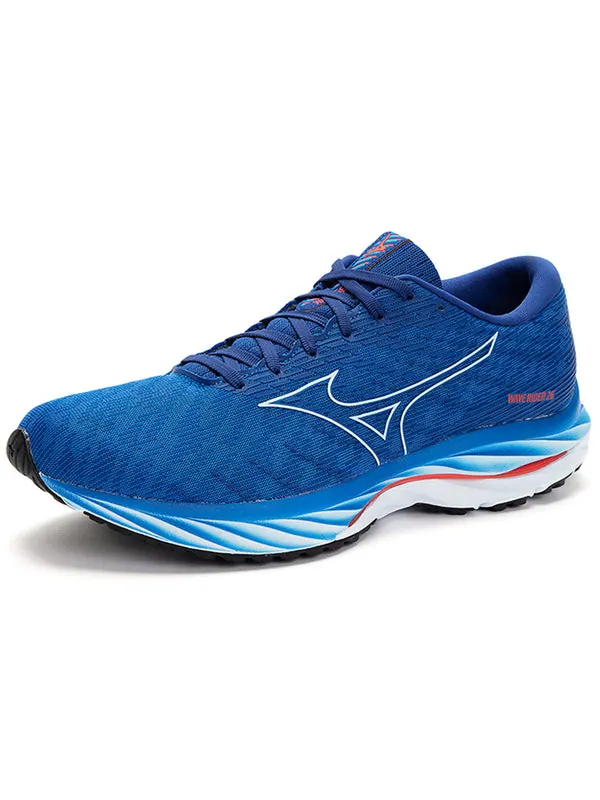 Кроссовки wave rider 26 'blue white' Mizuno — изображение 2 из 4, синий/белый
