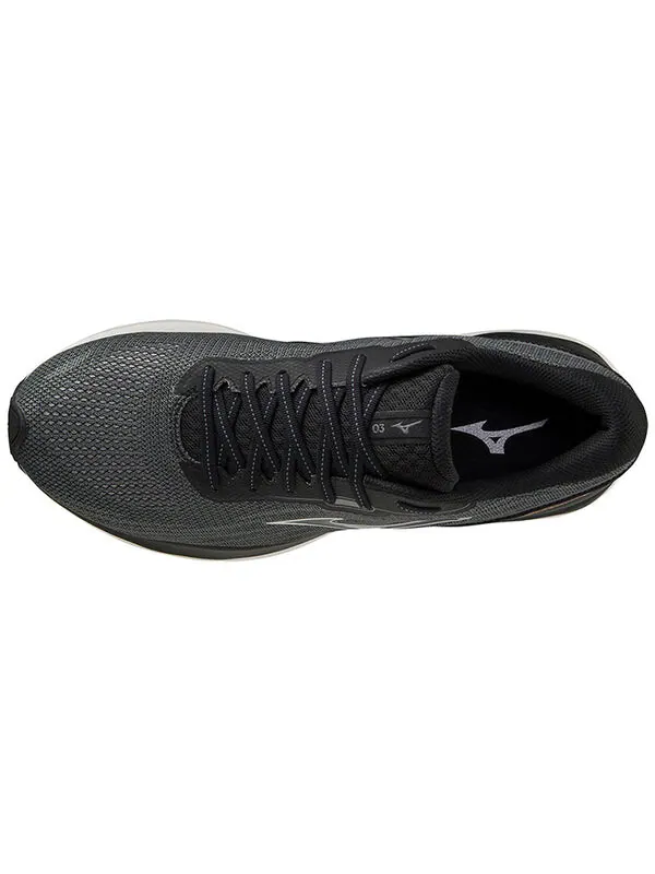 Кроссовки wave skyrise 3 'black' Mizuno — изображение 3 из 4, черный