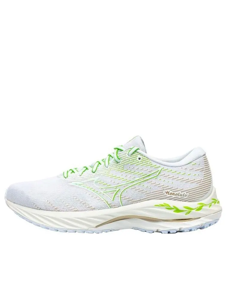 Кроссовки Mizuno Wave Rider 26'White Green' — изображение 1 из 5, белый