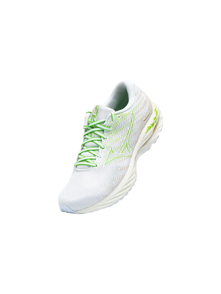 Кроссовки Mizuno Wave Rider 26'White Green' — изображение 2 из 5, белый