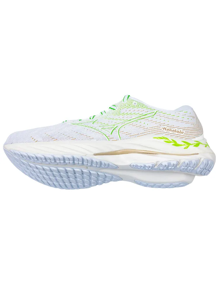 Кроссовки Mizuno Wave Rider 26'White Green' — изображение 5 из 5, белый