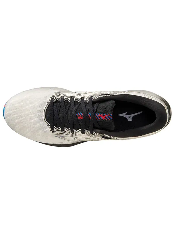 Кроссовки wave rider 26 2e wide 'white black' Mizuno — изображение 3 из 4, белый/черный