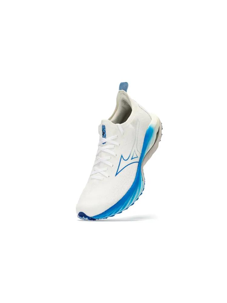 Беговые кроссовки Mizuno Wave Neo Wind 'White Blue' — изображение 2 из 5, белый