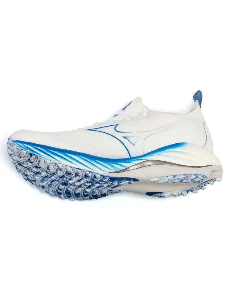 Беговые кроссовки Mizuno Wave Neo Wind 'White Blue' — изображение 5 из 5, белый