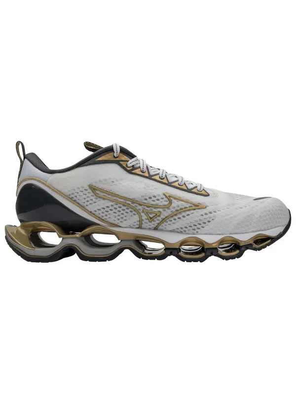 Кроссовки wave prophecy 11 'white gold' Mizuno — изображение 2 из 4, белый/золотистый