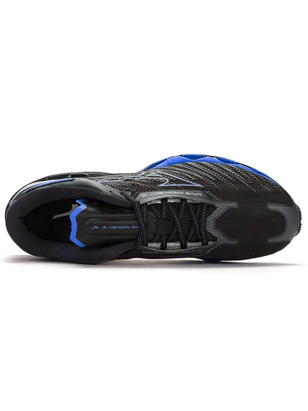 Кроссовки wave prophecy 12 'black blue' Mizuno — изображение 2 из 4, черный/синий