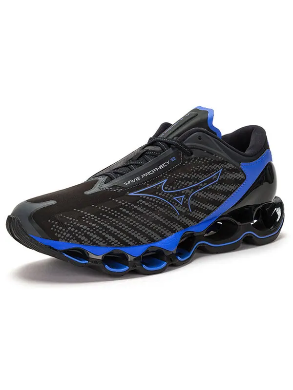Кроссовки wave prophecy 12 'black blue' Mizuno — изображение 3 из 4, черный/синий