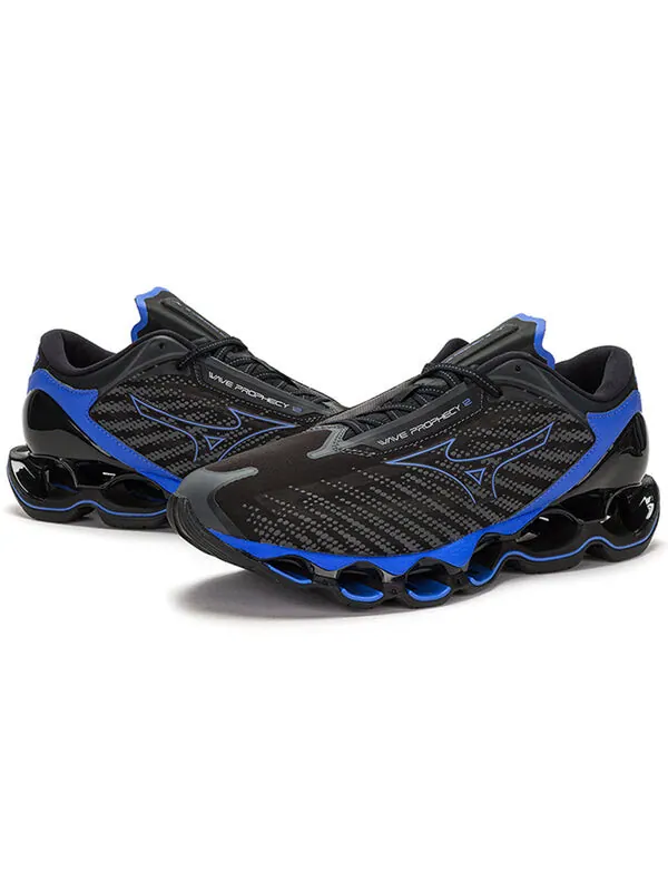 Кроссовки wave prophecy 12 'black blue' Mizuno — изображение 4 из 4, черный/синий