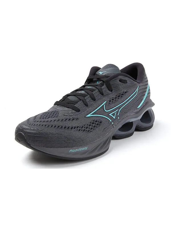 Кроссовки creation 24 shoes 'grey black' Mizuno — изображение 3 из 4, серый/черный/синий