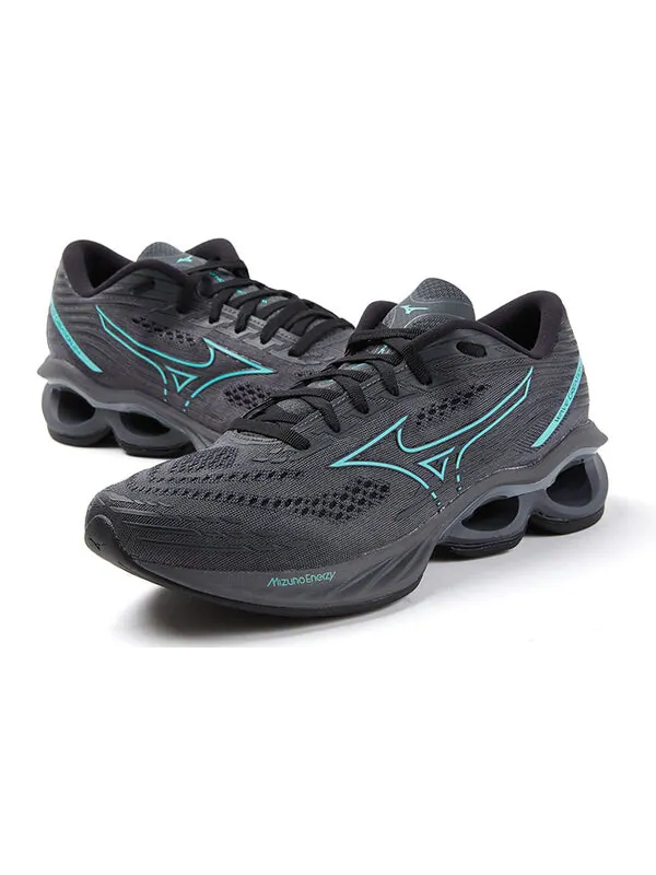 Кроссовки creation 24 shoes 'grey black' Mizuno — изображение 4 из 4, серый/черный/синий
