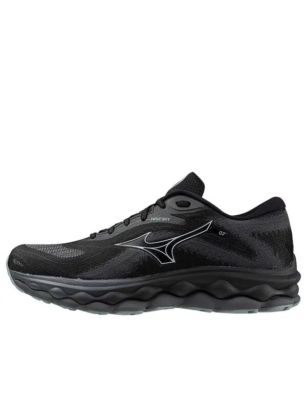 Кроссовки wave sky 7 'black' Mizuno — изображение 1 из 4, черный