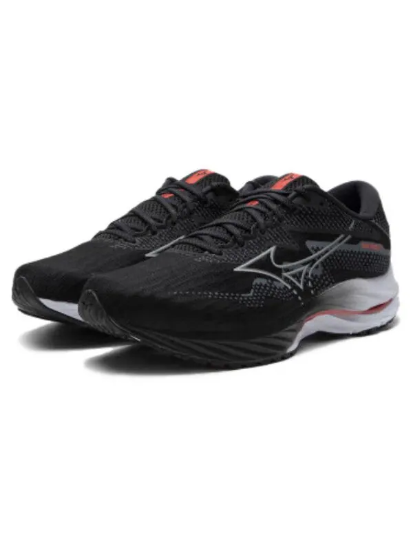 Кроссовки wave rider 27 'black grey red' Mizuno — изображение 3 из 4