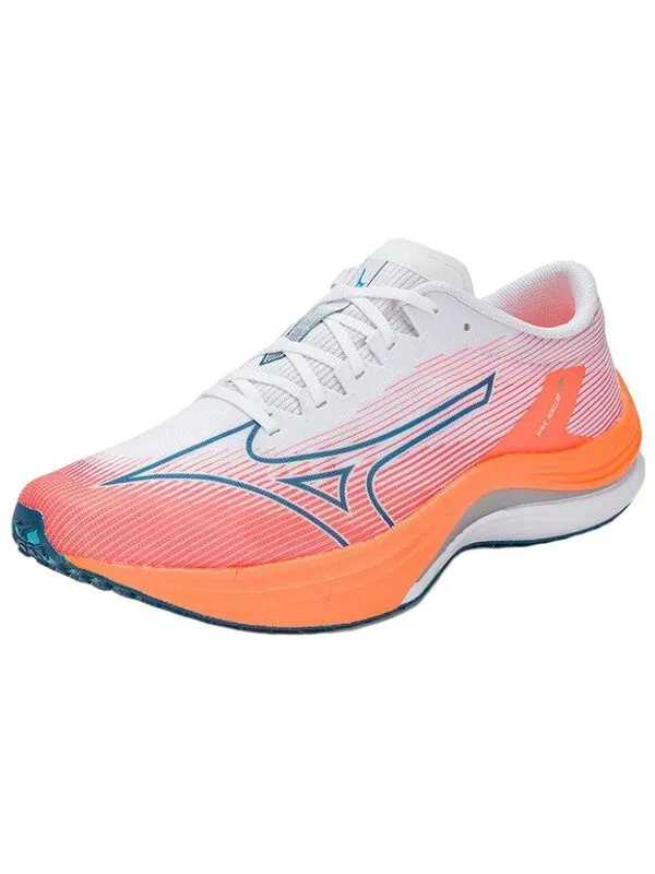 Кроссовки wave rebellion flash 'orange' Mizuno — изображение 2 из 4, оранжевый/белый