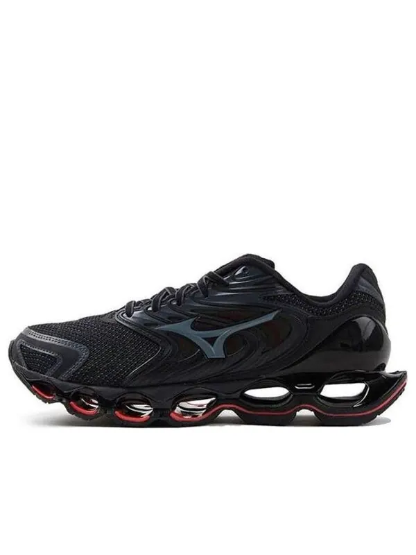 Кроссовки wave prophecy 12 'black grey red' Mizuno — изображение 1 из 1, черный