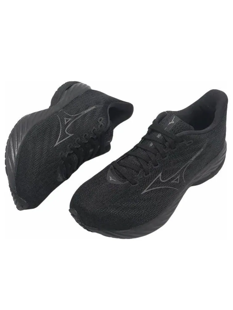 Кроссовки Mizuno Wave Rider 28 'All Black' — изображение 4 из 5, черный