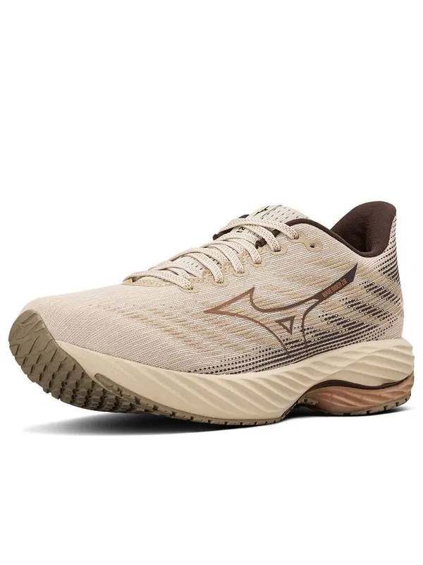 Кроссовки wave rider 28 Mizuno — изображение 2 из 4, бежевый
