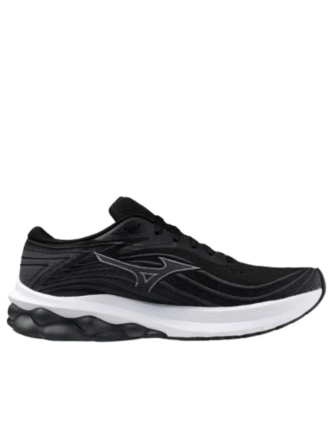 Кроссовки Mizuno Wave Skyrise 5 'Black White' J1GC240904 — изображение 4 из 5, черный