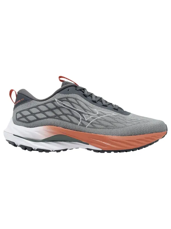 Кроссовки wave inspire 20 'grey' Mizuno — изображение 2 из 2, серый/белый/оранжевый