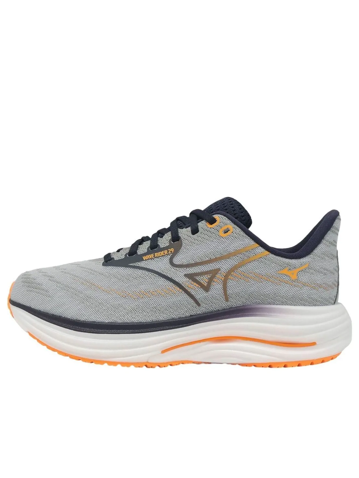 Mizuno Wave Rider 29 Wide 4E 'Light Gray' — изображение 1 из 5, светлый серый