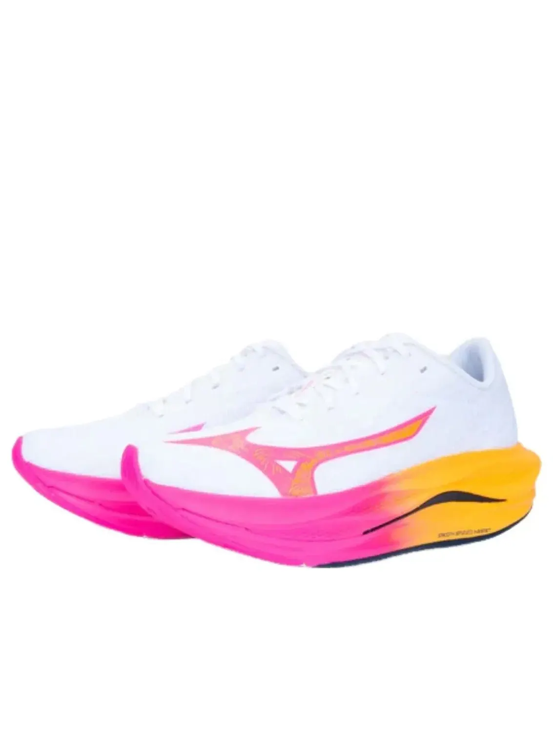 Кроссовки Mizuno Wave Rebellion Flash 3 'White Pink Orange' J1GC251701 — изображение 2 из 5, белый