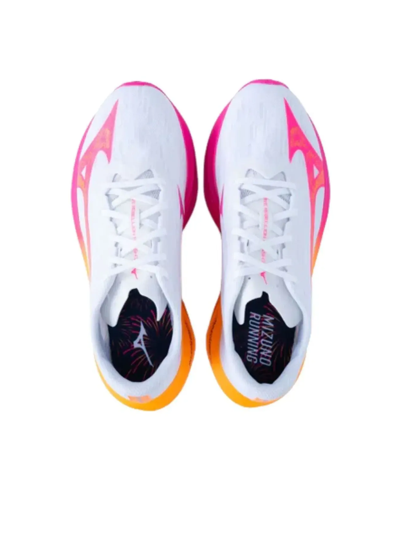 Кроссовки Mizuno Wave Rebellion Flash 3 'White Pink Orange' J1GC251701 — изображение 4 из 5, белый
