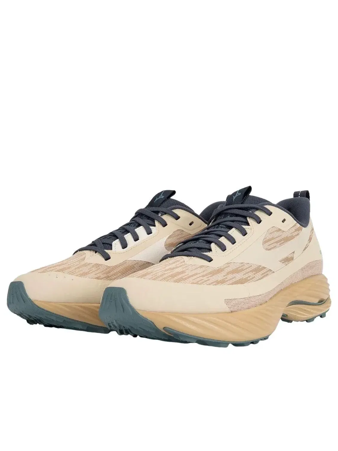 Кроссовки Mizuno Wave Rider TT 3 'Curds Whey' J1GC253252 — изображение 2 из 5, бежевый