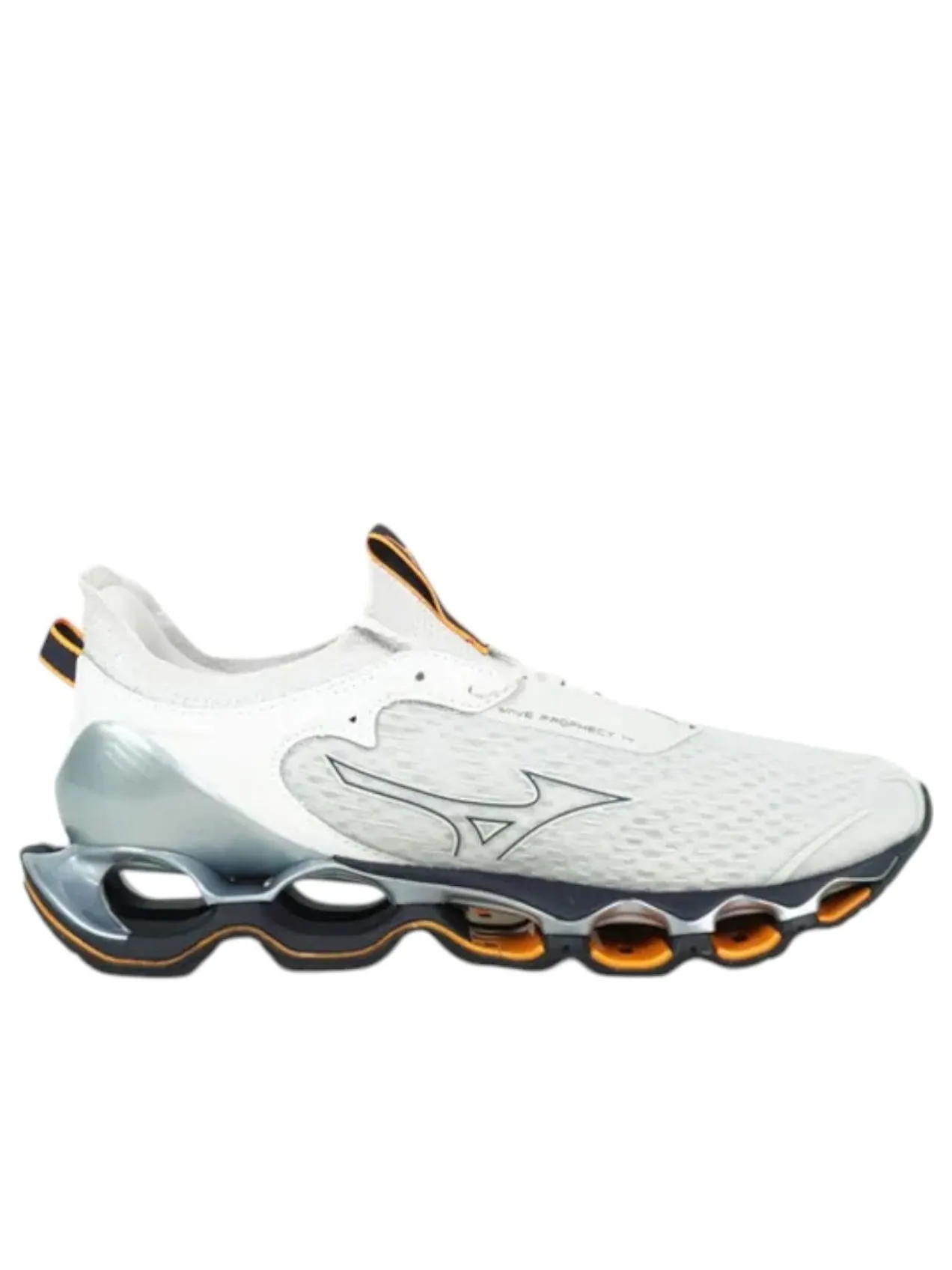Mizuno Wave Prophecy 14 'Grey White' — изображение 2 из 5, серый/белый