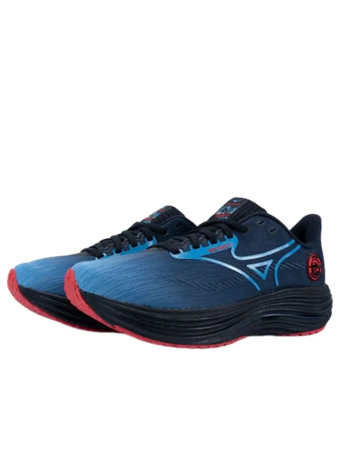 Кроссовки Mizuno Wave Rider 29 'Blue Navy' J1GC256201 — изображение 2 из 5, синий