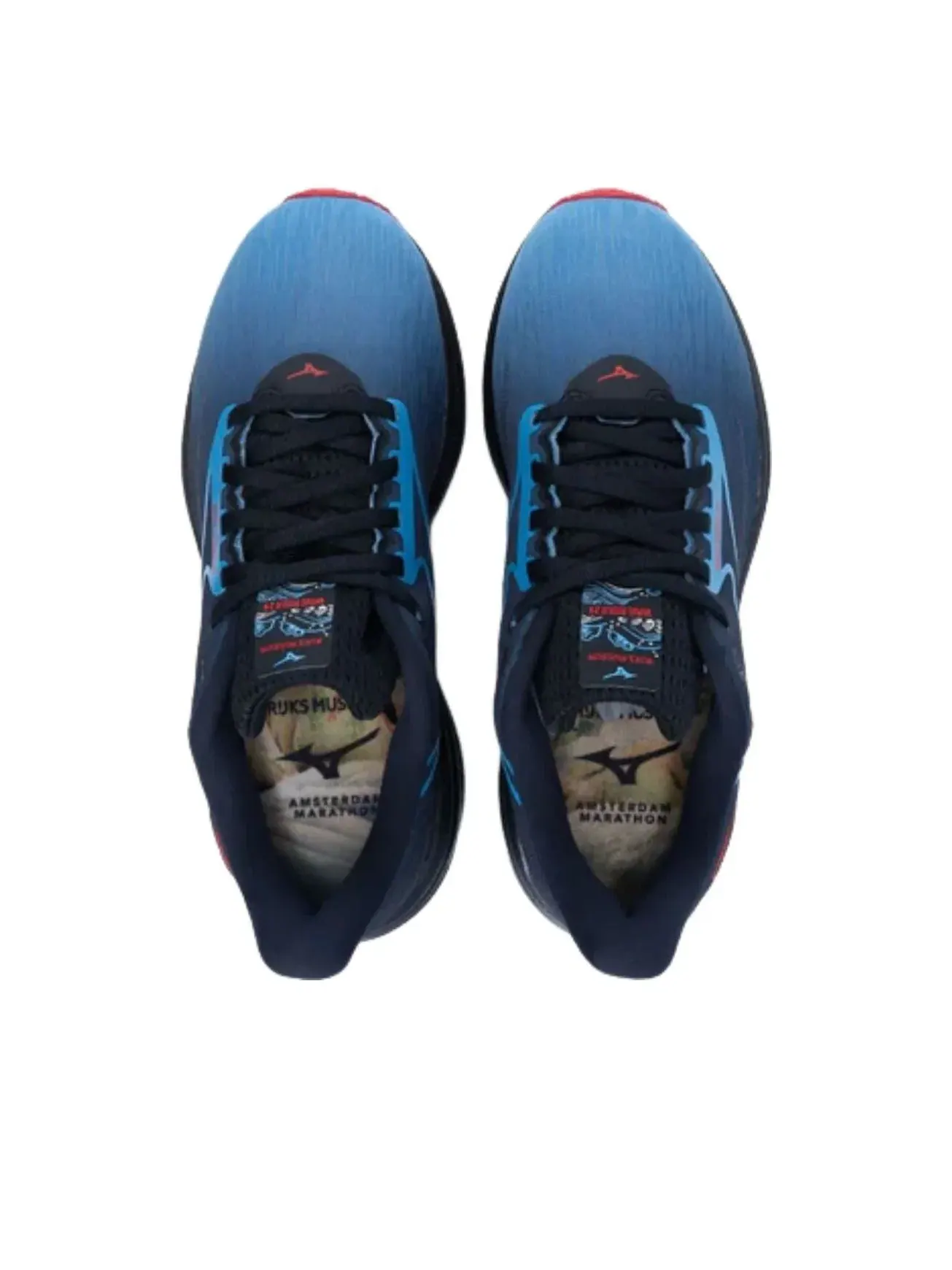 Кроссовки Mizuno Wave Rider 29 'Blue Navy' J1GC256201 — изображение 3 из 5, синий