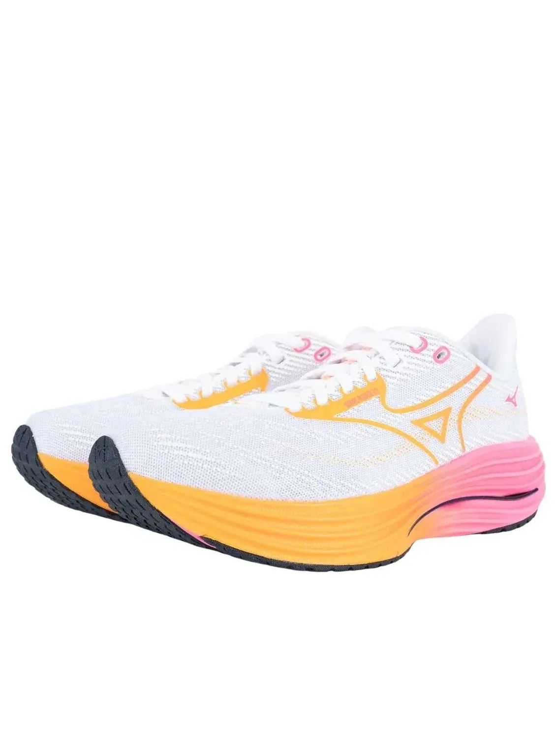 Кроссовки Mizuno Wave Rider 29 'White Orange Pink' J1GC259302 — изображение 2 из 5, белый
