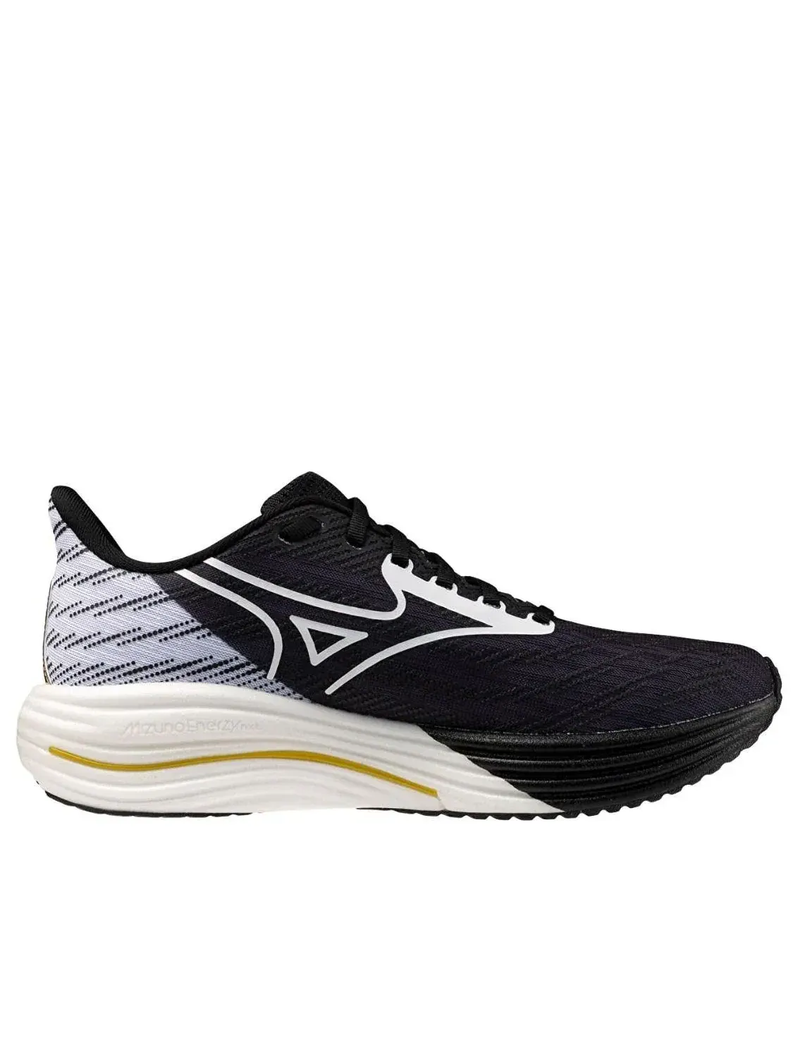 Кроссовки Mizuno Wave Rider 29 'Black White Gold' — изображение 2 из 5, черный