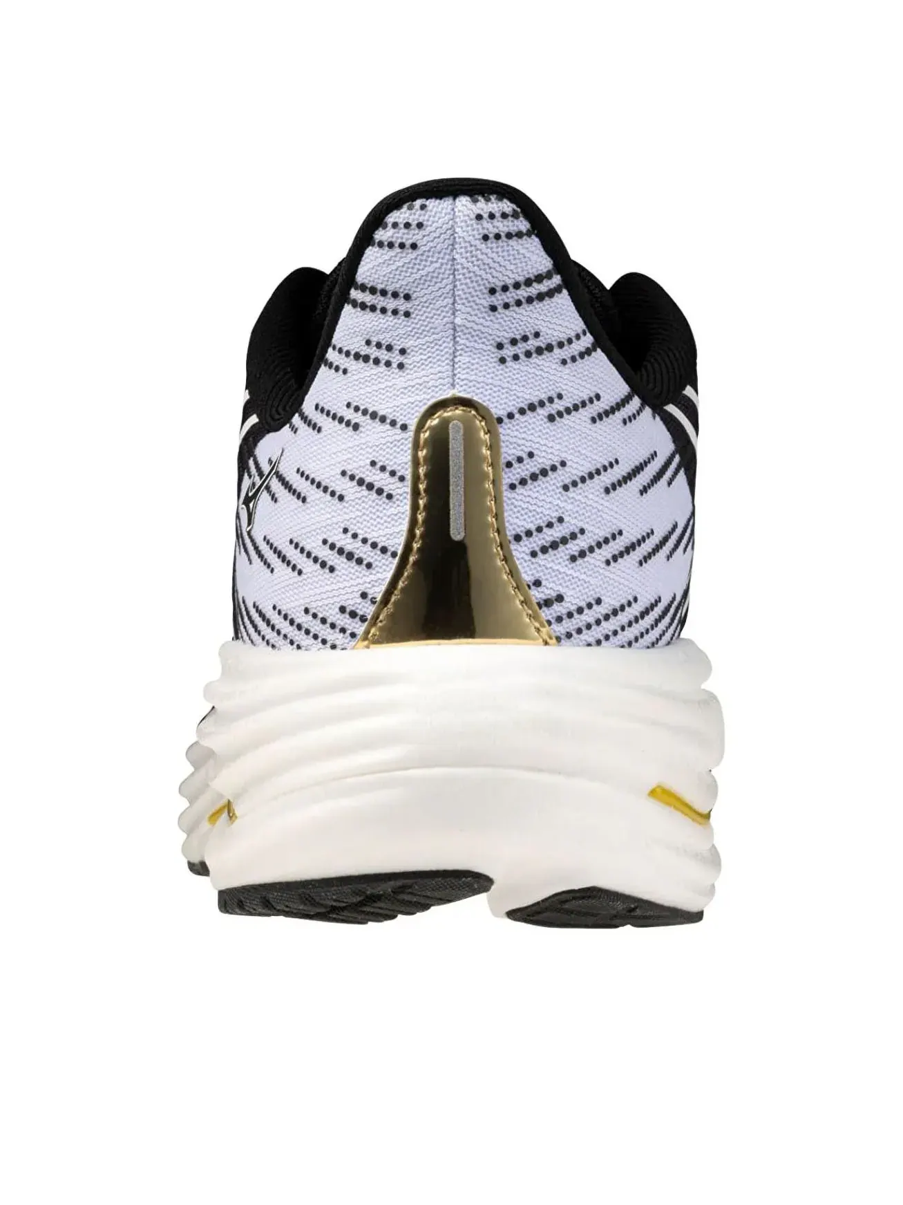 Кроссовки Mizuno Wave Rider 29 'Black White Gold' — изображение 4 из 5, черный