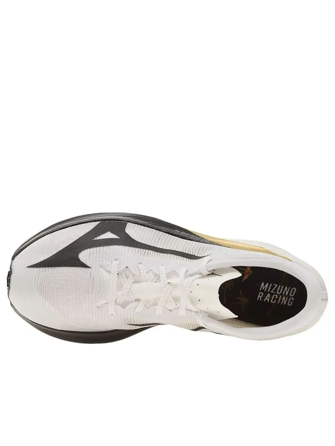 Кроссовки Mizuno Hyperwarp Elite 'White Black Gold' — изображение 3 из 5, белый