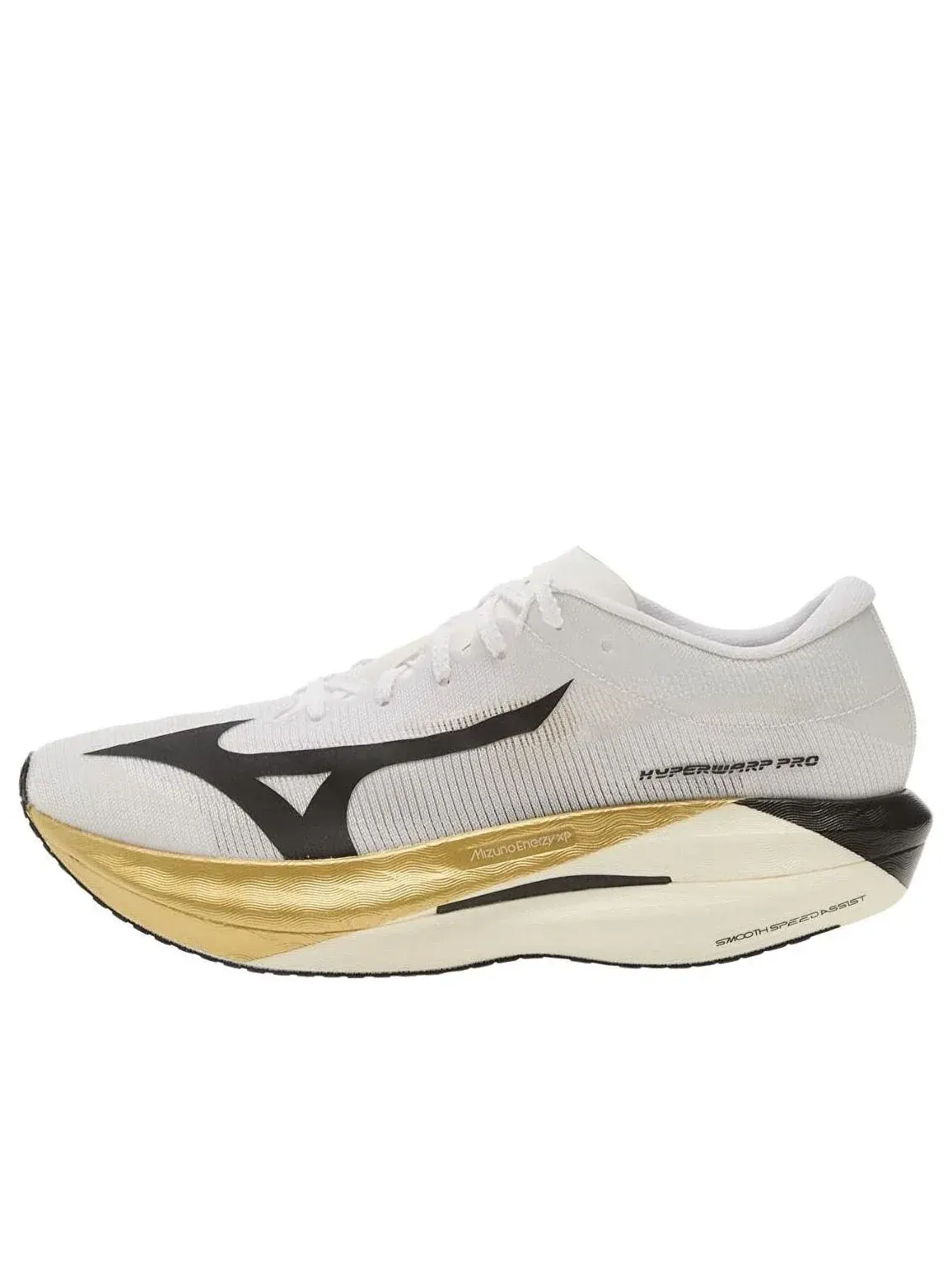 Кроссовки Mizuno Hyperwarp Pro 'White Black Gold' — изображение 1 из 5, белый
