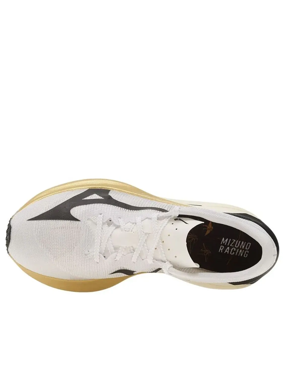Кроссовки Mizuno Hyperwarp Pro 'White Black Gold' — изображение 3 из 5, белый