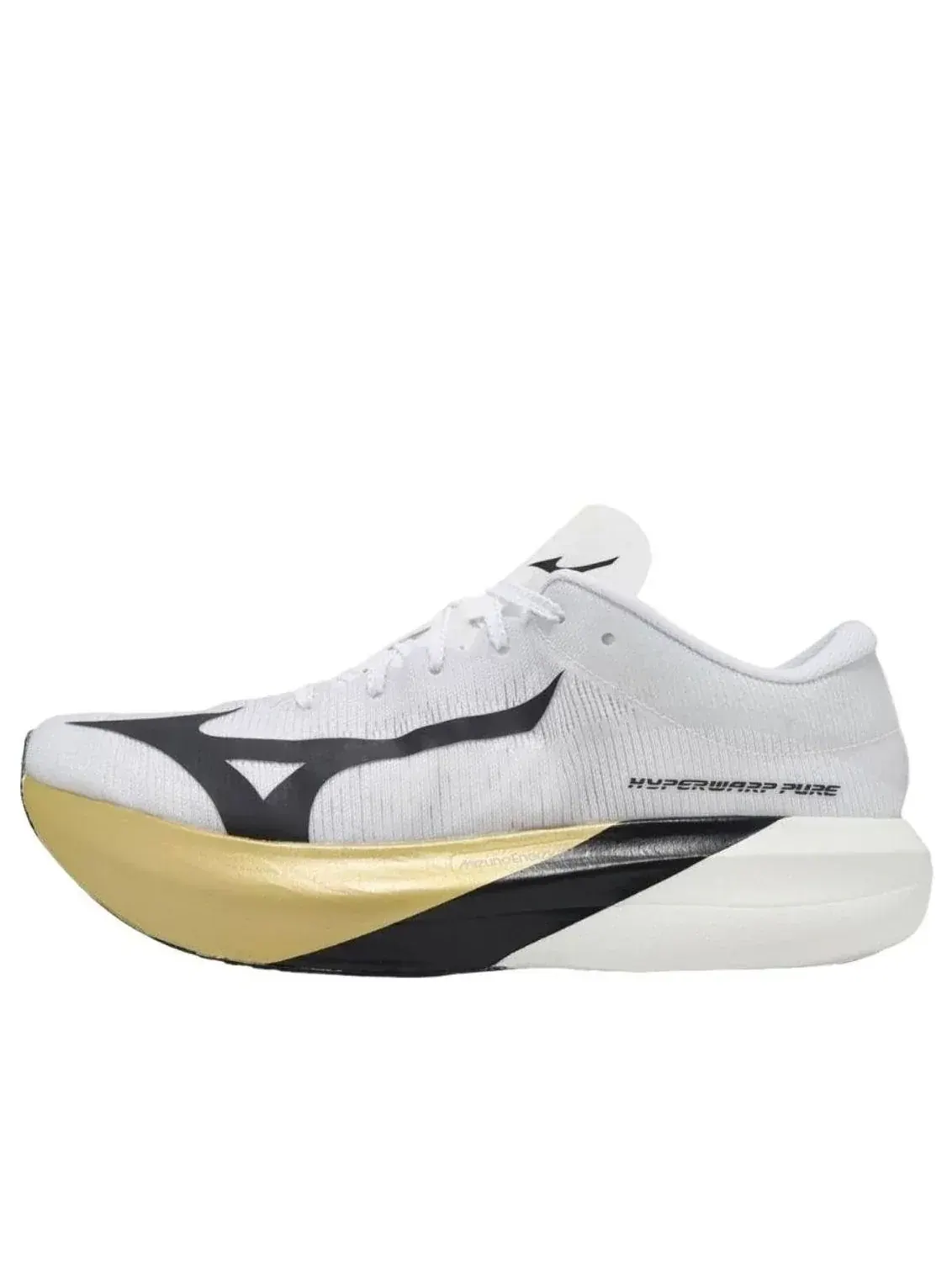 Кроссовки Mizuno Hyperwarp Pure 'White Black Gold' — изображение 1 из 4, белый