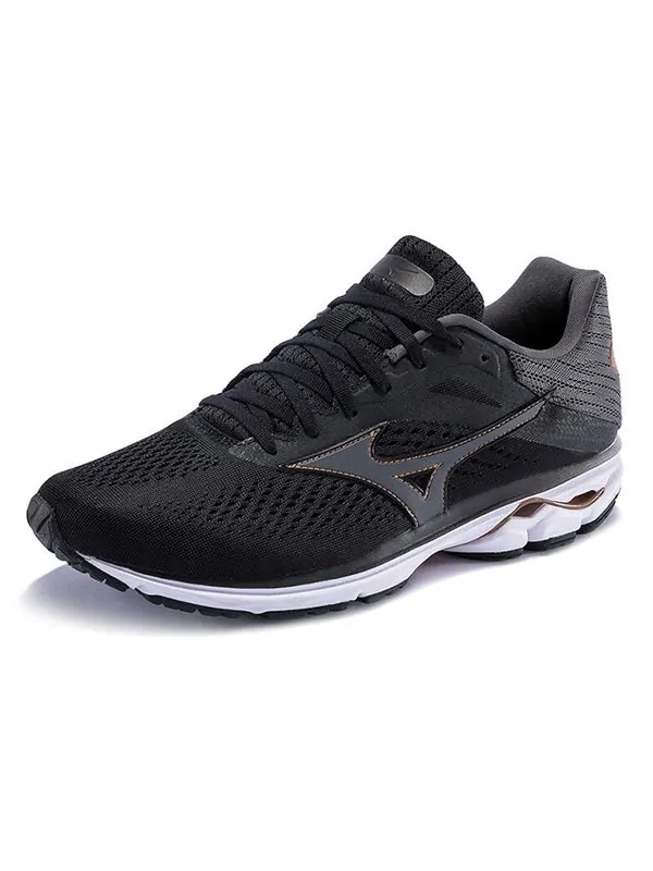 Кроссовки wave rider 23 'black' Mizuno — изображение 2 из 4, черный