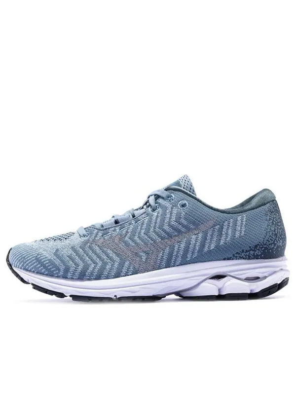 Кроссовки wave rider waveknit 3 'grey blue' Mizuno — изображение 1 из 4, синий/серый