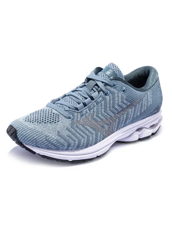 Кроссовки wave rider waveknit 3 'grey blue' Mizuno — изображение 2 из 4, синий/серый