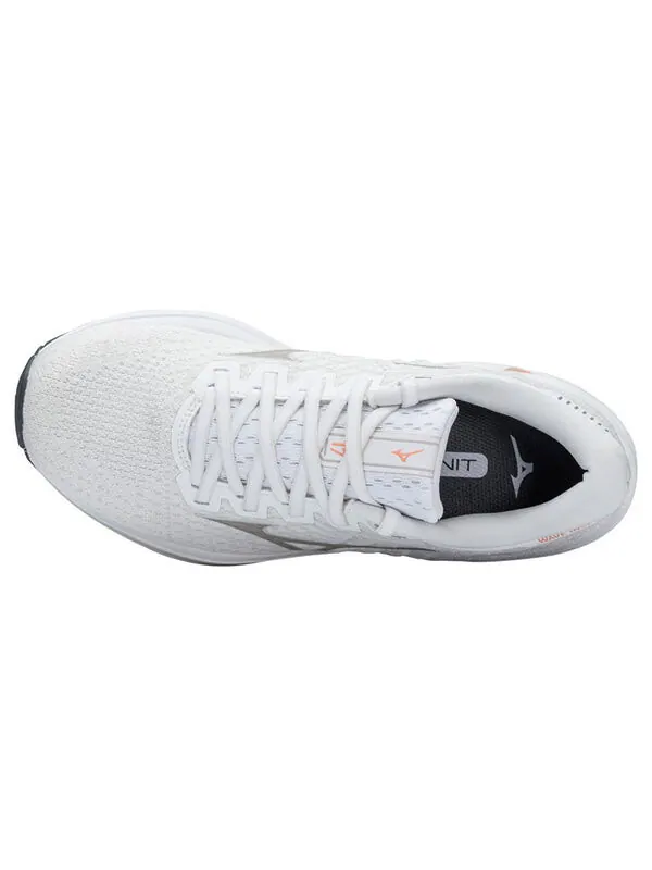 Кроссовки wave inspire 17 waveknit 'white papaya' Mizuno — изображение 3 из 4, белый/серый
