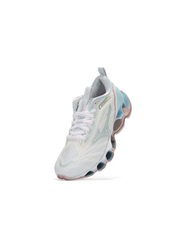 Кроссовки prophecy 11 shock absorption breathable blue pink Mizuno — изображение 2 из 4, светлый синий/розовый