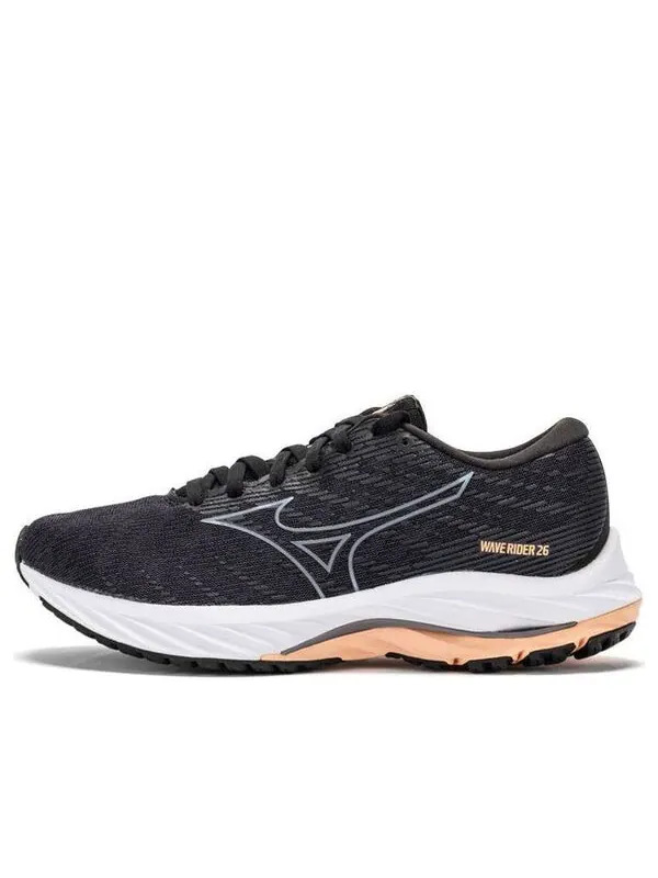 Кроссовки wave rider 26 'black pink' Mizuno — изображение 1 из 4, черный/розовый